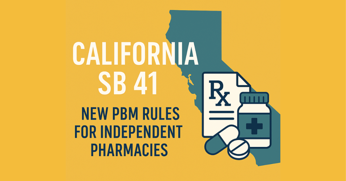 CA SB41 State outline with Rx CA SB41 State outline with Rx