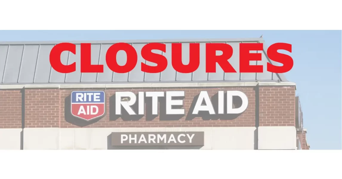 Rite Aid Store SIgn - Closure text overlay